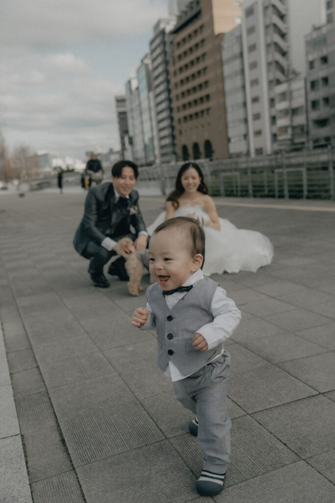 中之島の前撮り事例