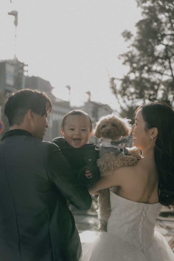 中之島の前撮り事例