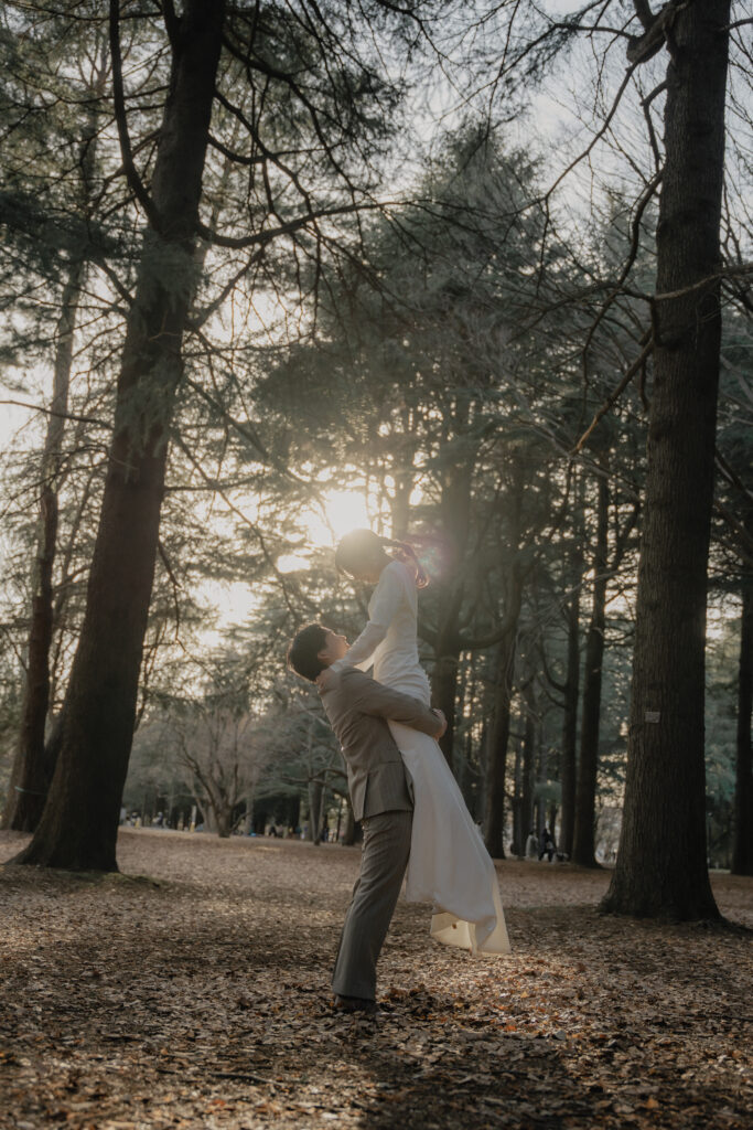 代々木公園の前撮り事例