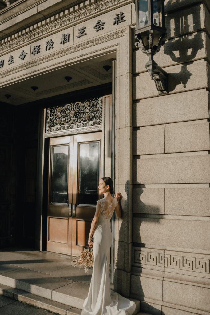 丸の内の前撮り事例