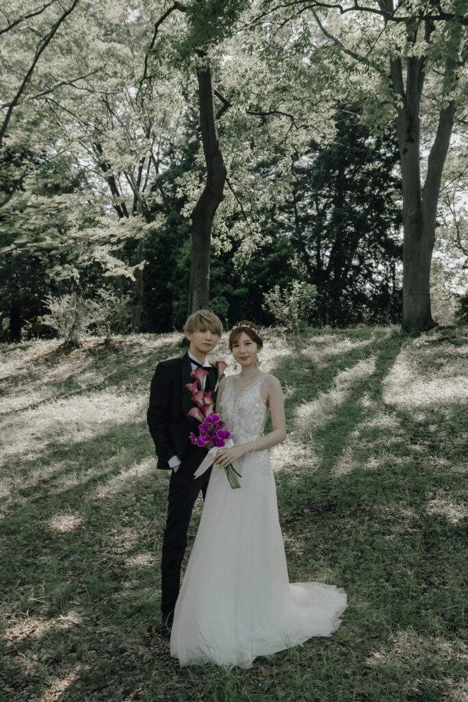 昭和記念公園の前撮り事例