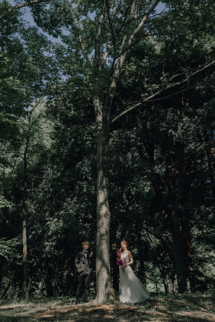 昭和記念公園の前撮り事例