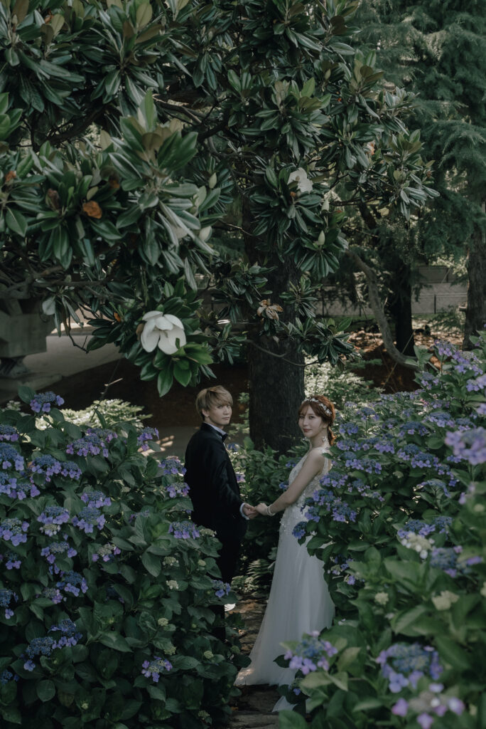 昭和記念公園の前撮り事例