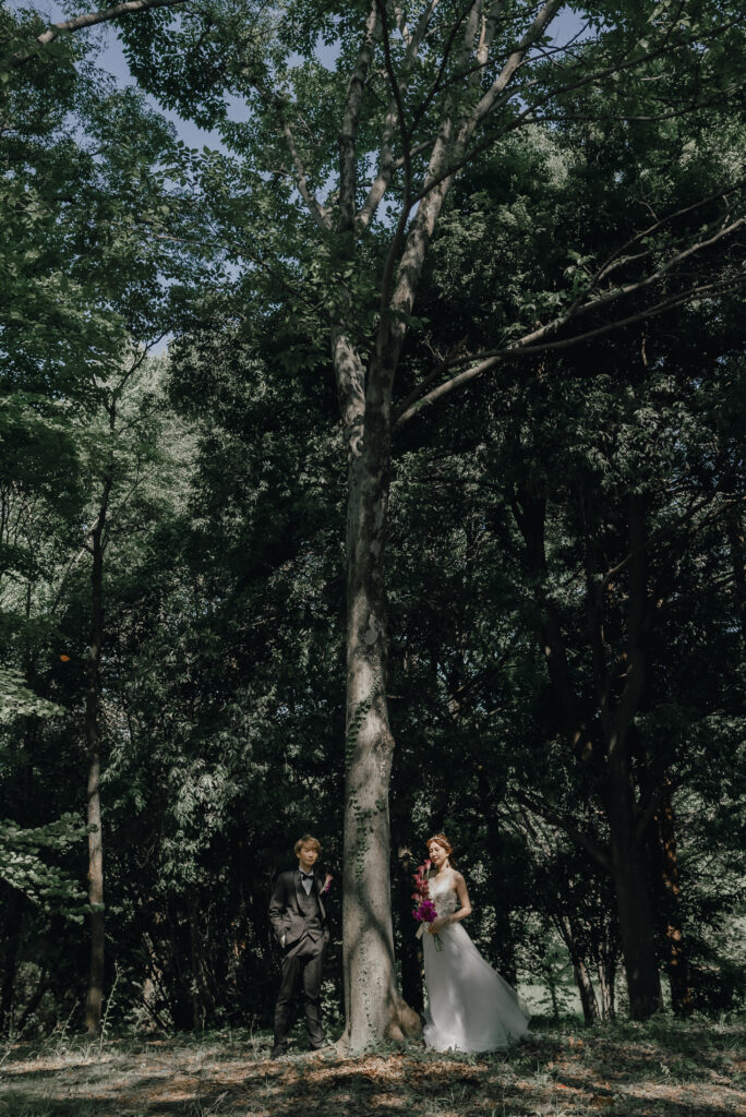 昭和記念公園の前撮り事例