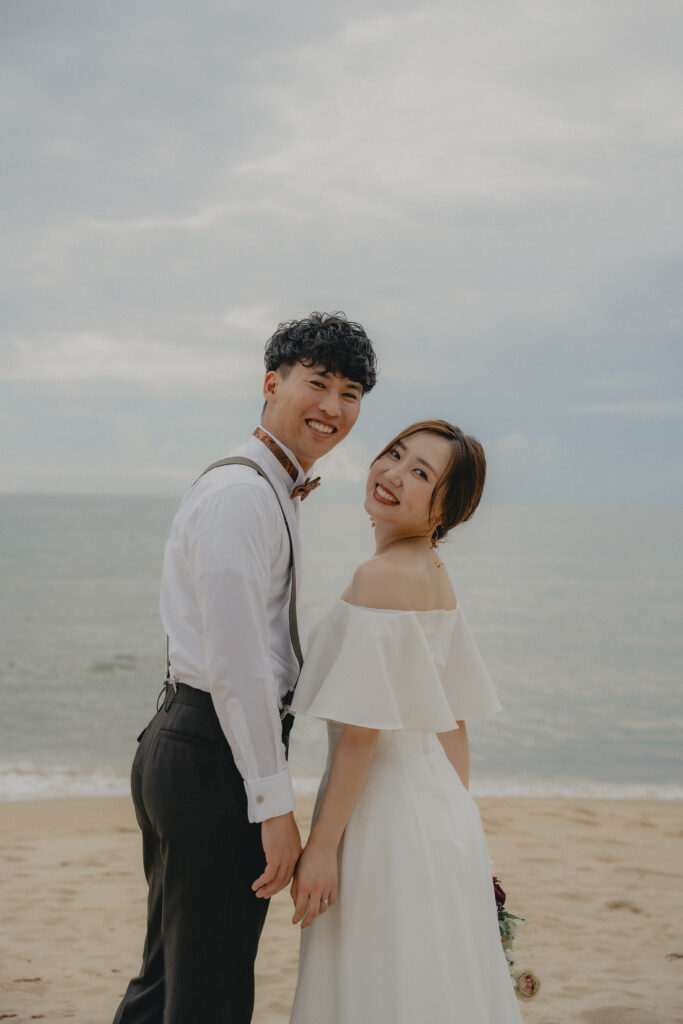 奈多海岸の前撮り事例