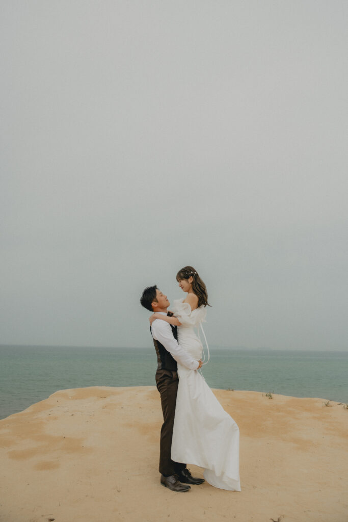 奈多海岸の前撮り事例