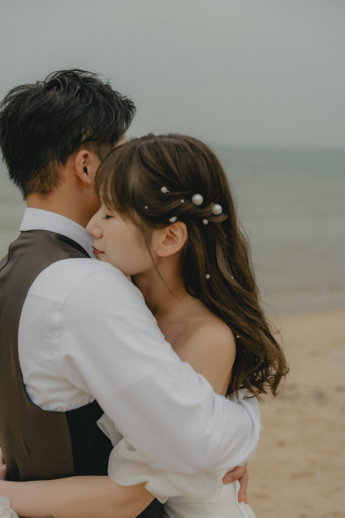 奈多海岸の前撮り事例