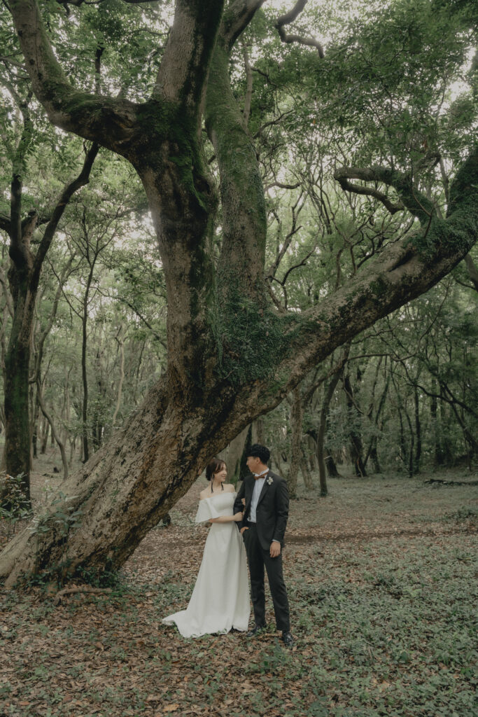 奈多海岸の前撮り事例