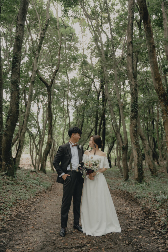 奈多海岸の前撮り事例