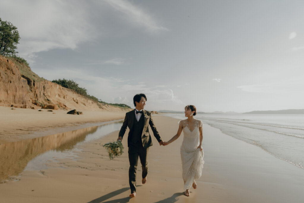 奈多海岸（SOOYE)の前撮り事例