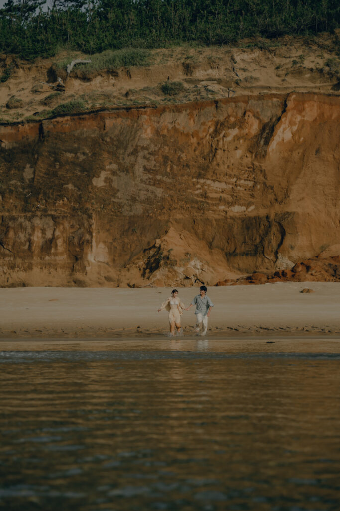 奈多海岸の前撮り事例