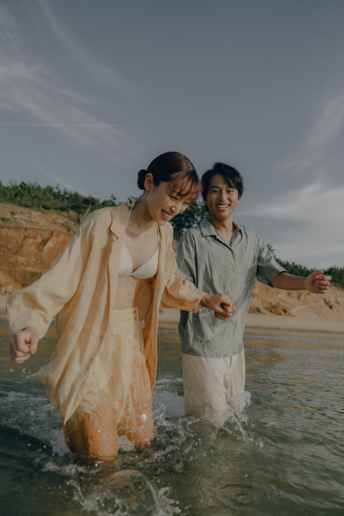 奈多海岸（SOOYE)の前撮り事例