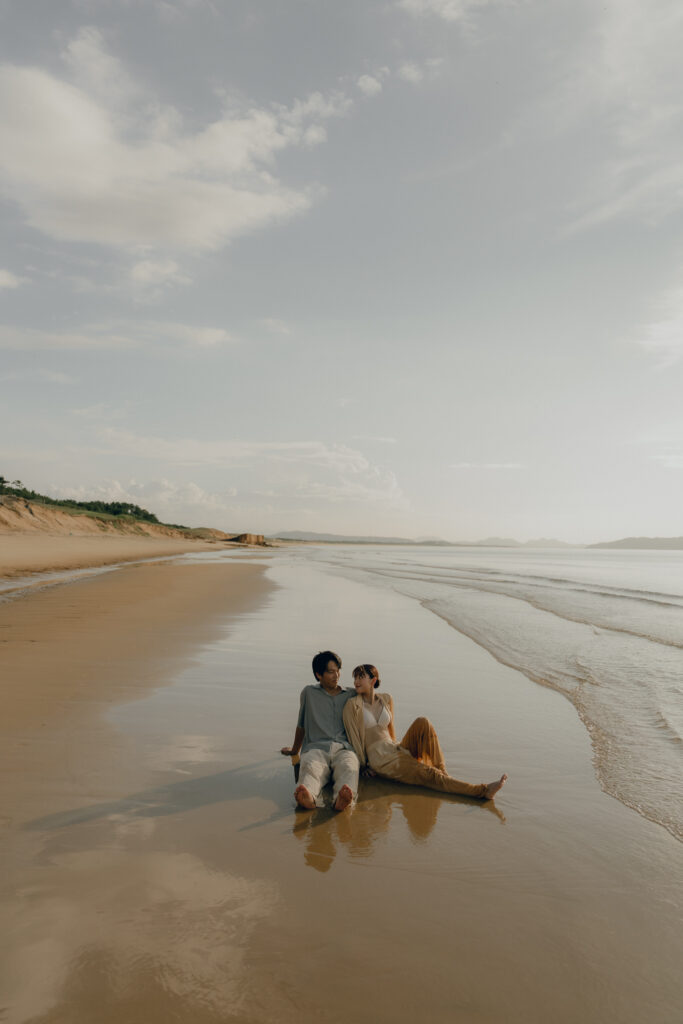 奈多海岸（SOOYE)の前撮り事例