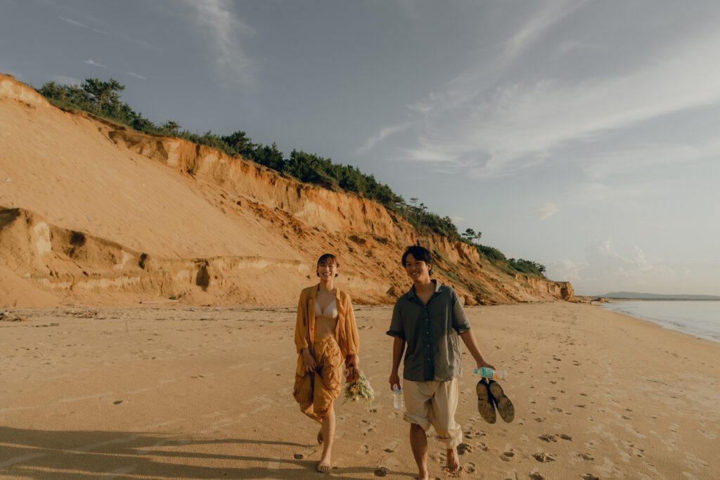 奈多海岸（SOOYE)の前撮り事例