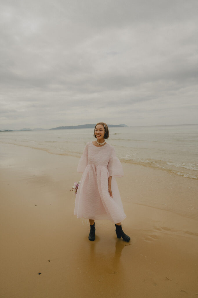 奈多海岸の前撮り事例