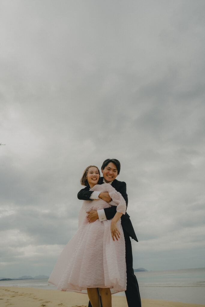 奈多海岸の前撮り事例