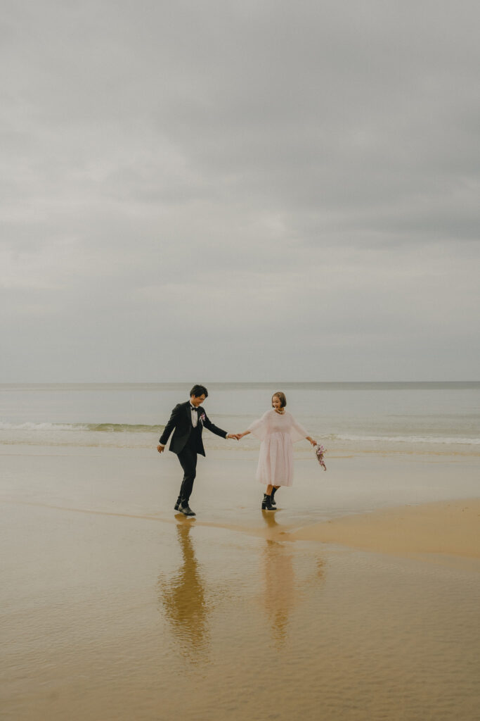 奈多海岸の前撮り事例