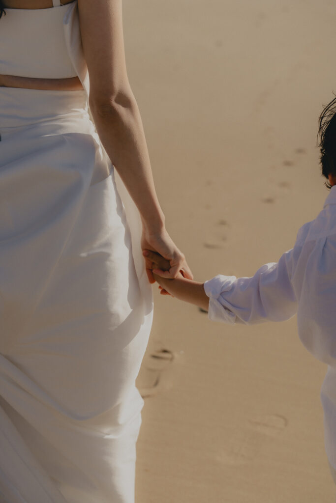 奈多海岸の前撮り事例