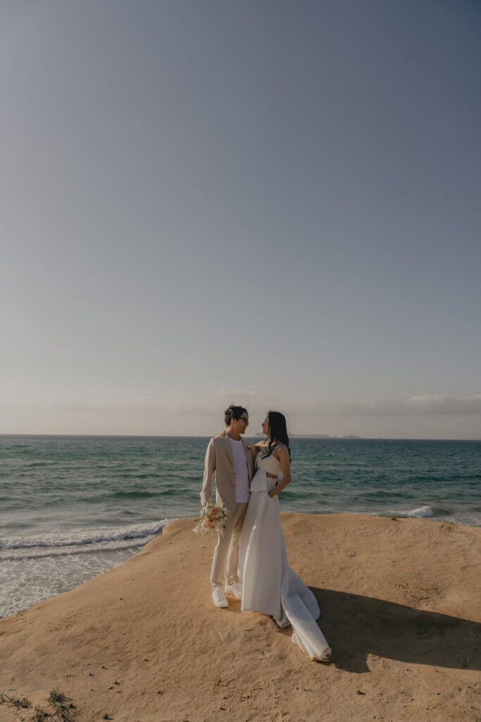 奈多海岸の前撮り事例