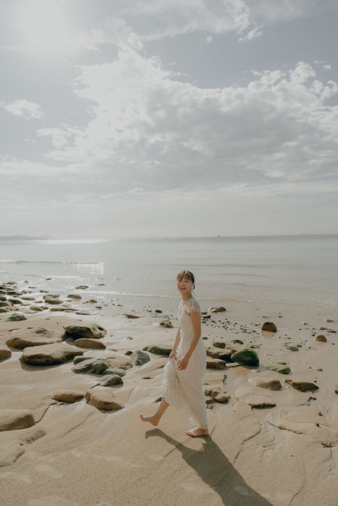 奈多海岸の前撮り事例