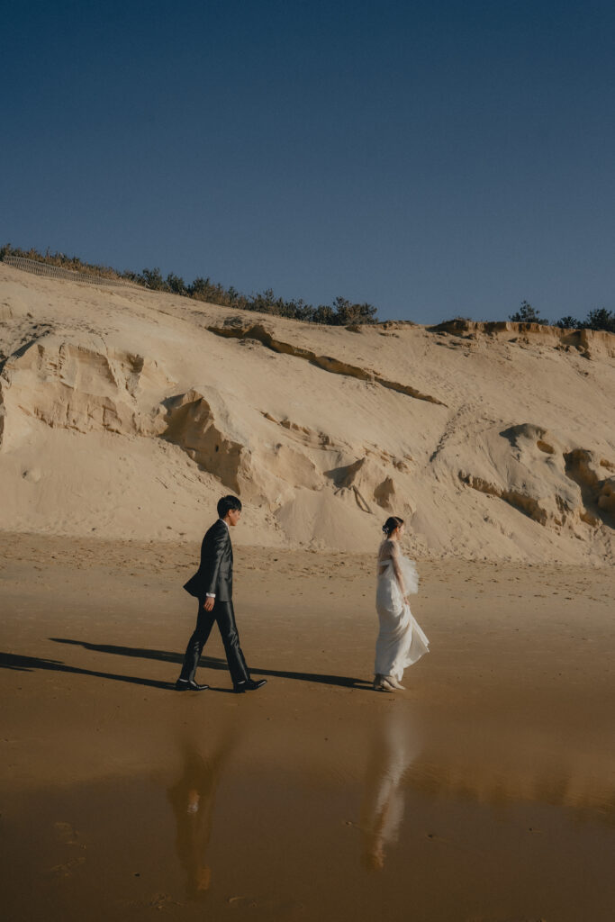 奈多海岸（SOOYE)の前撮り事例