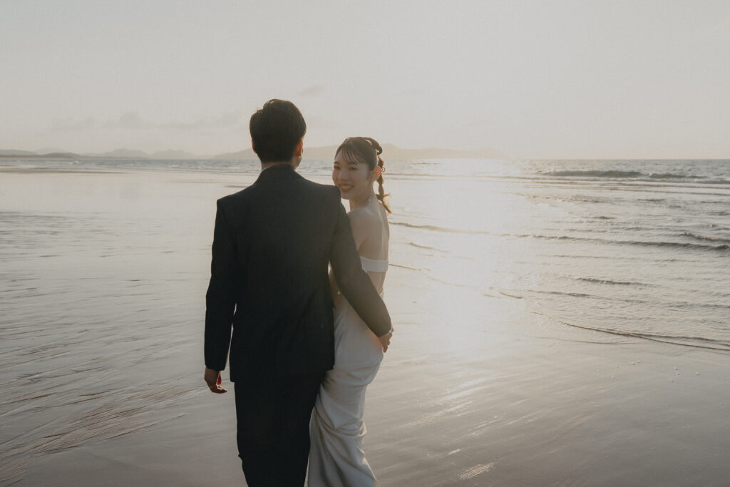 奈多海岸（SOOYE)の前撮り事例