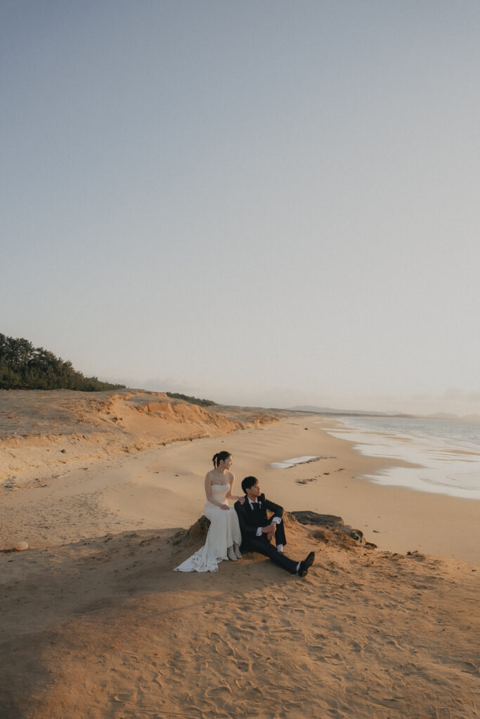 奈多海岸（SOOYE)の前撮り事例