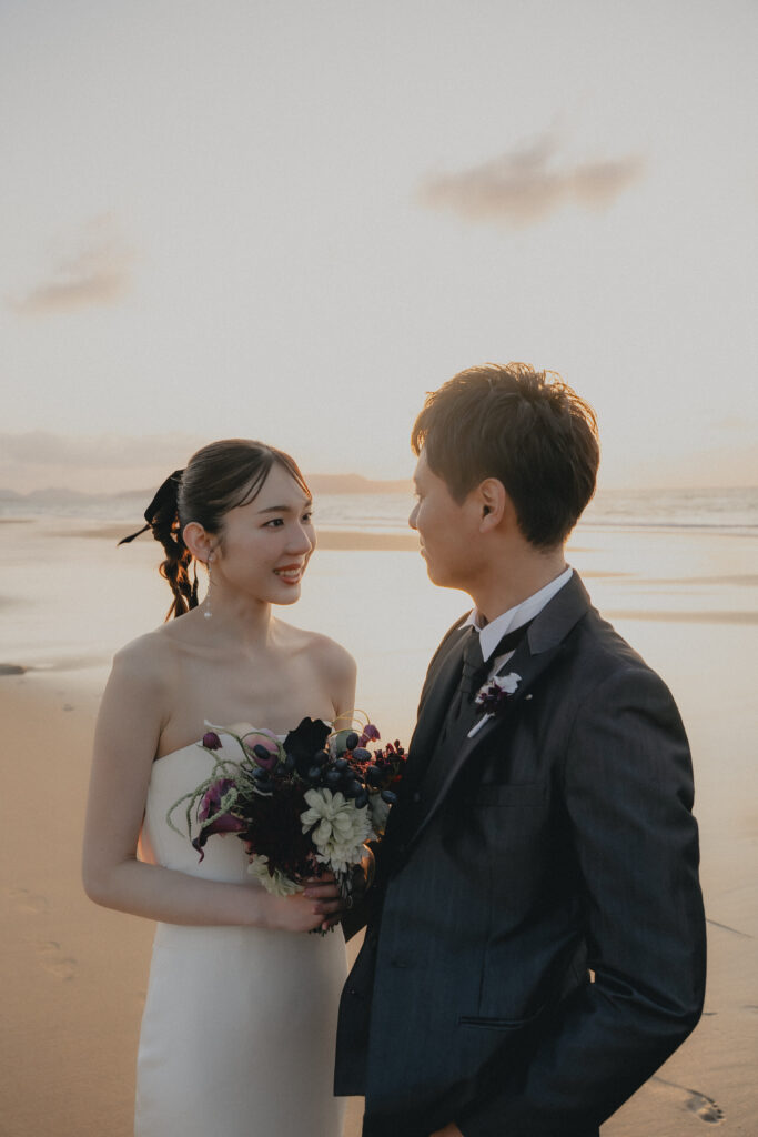 奈多海岸（SOOYE)の前撮り事例