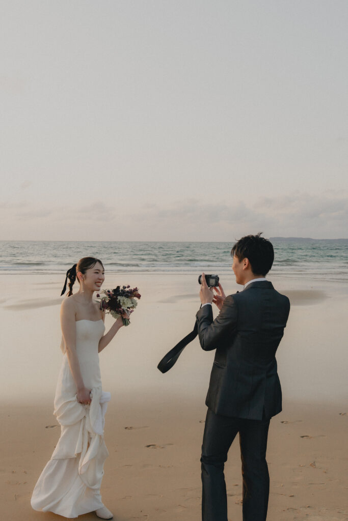 奈多海岸（SOOYE)の前撮り事例