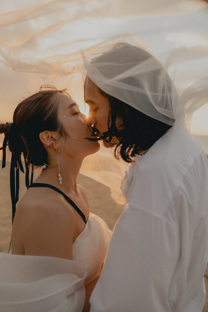 奈多海岸（SOOYE)の前撮り事例