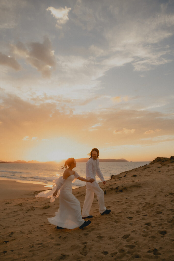 奈多海岸（SOOYE)の前撮り事例