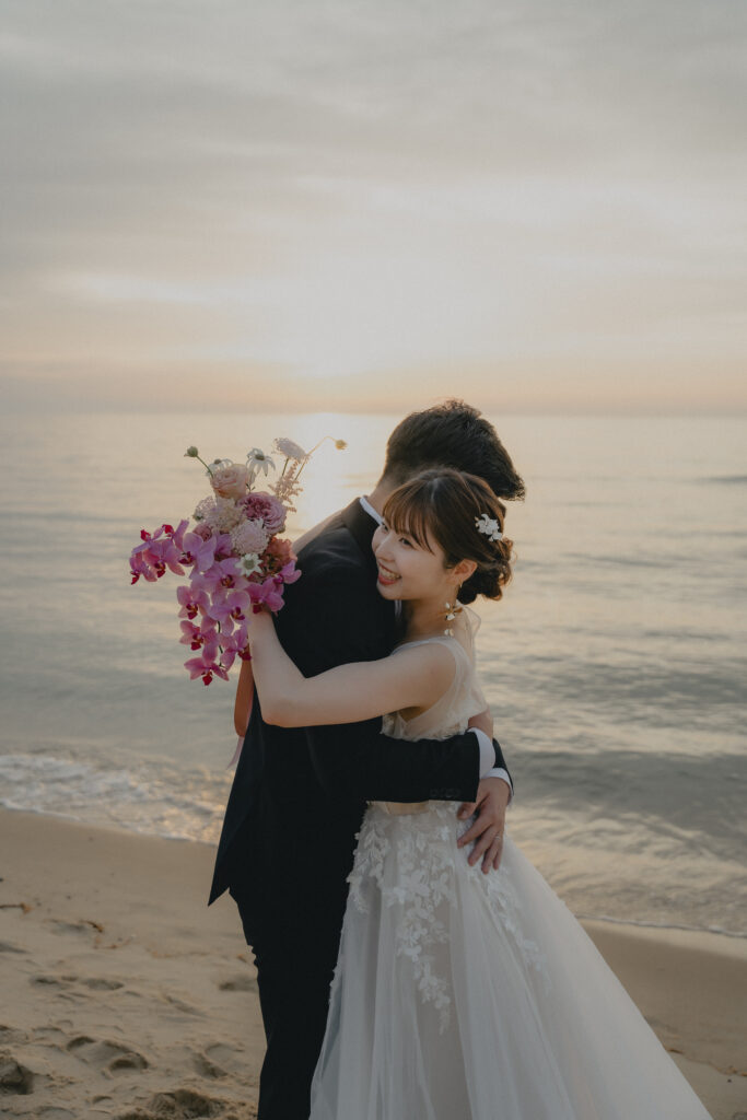 奈多海岸（SOOYE)の前撮り事例