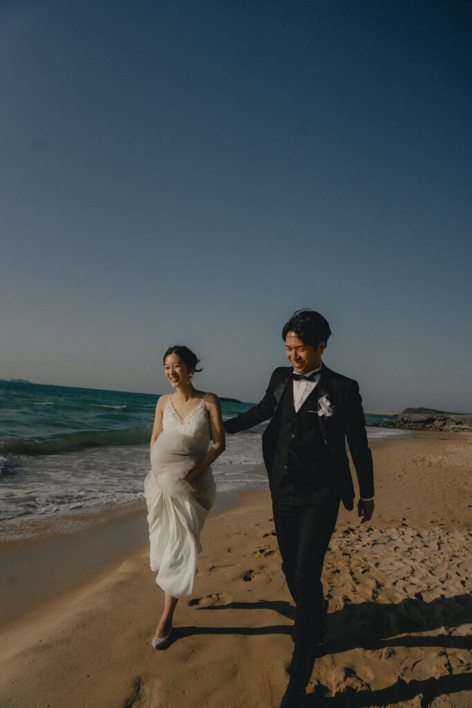 奈多海岸（SOOYE)の前撮り事例