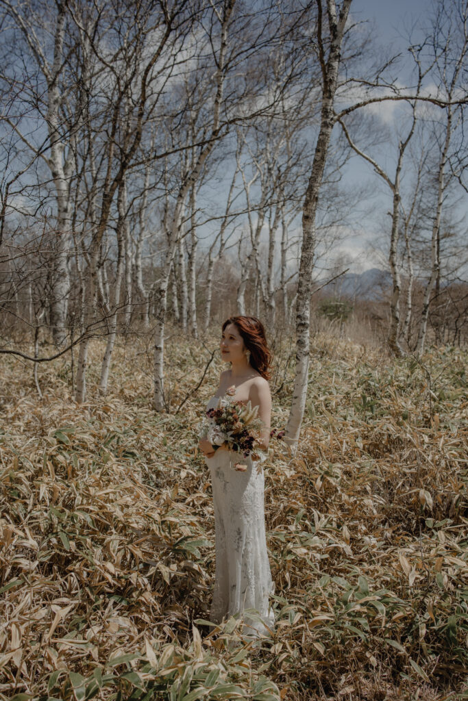 白樺群生地・八千穂レイクの前撮り事例