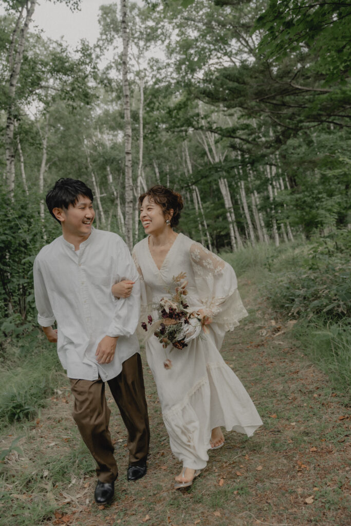 白樺群生地・八千穂レイクの前撮り事例