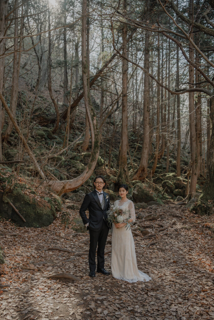 蓼科大滝の前撮り事例