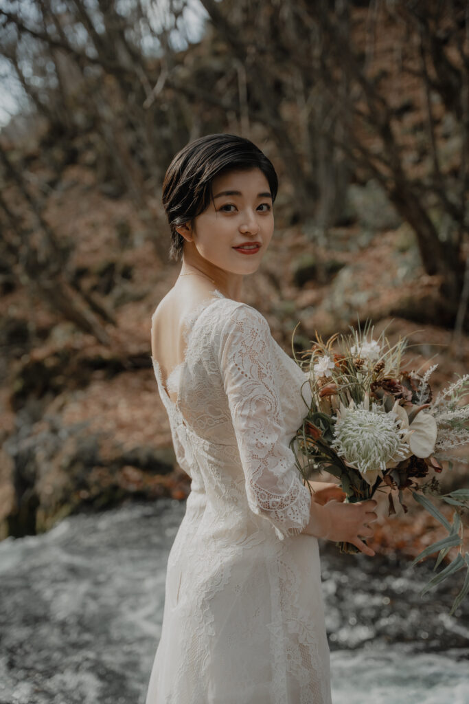 蓼科大滝の前撮り事例