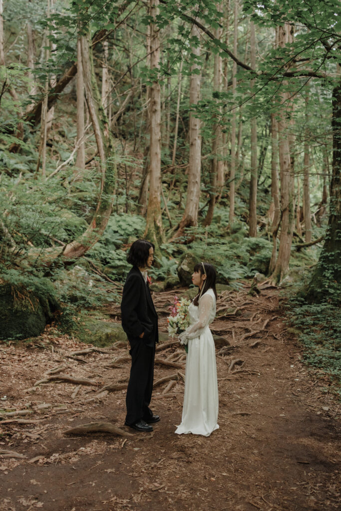 蓼科大滝の前撮り事例