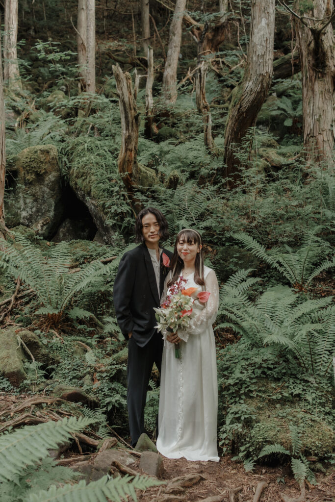 蓼科大滝の前撮り事例