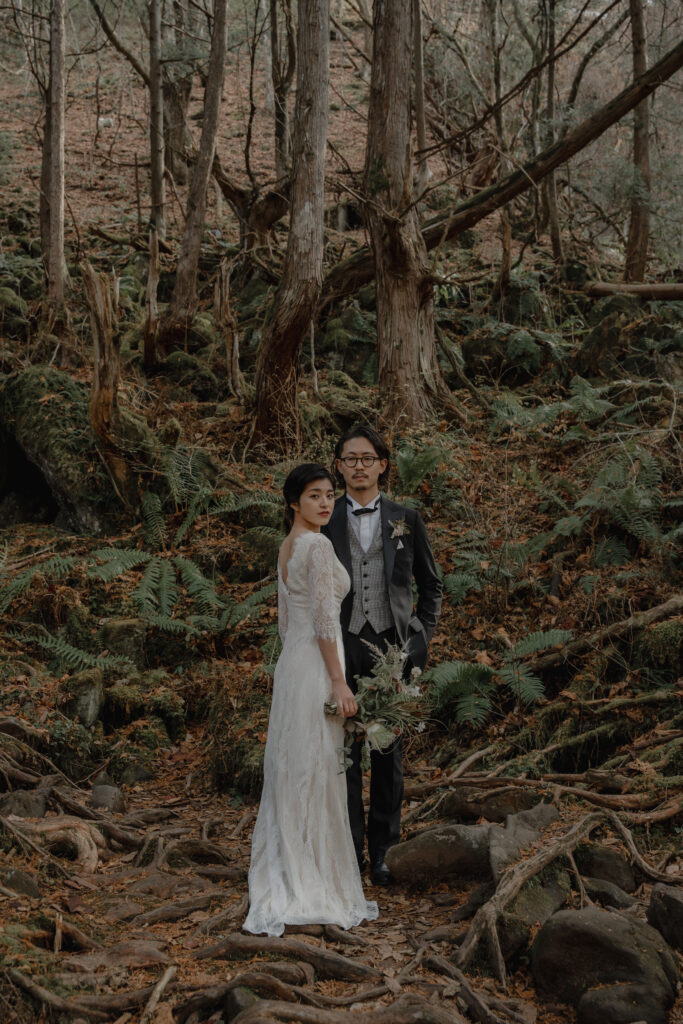 蓼科大滝の前撮り事例