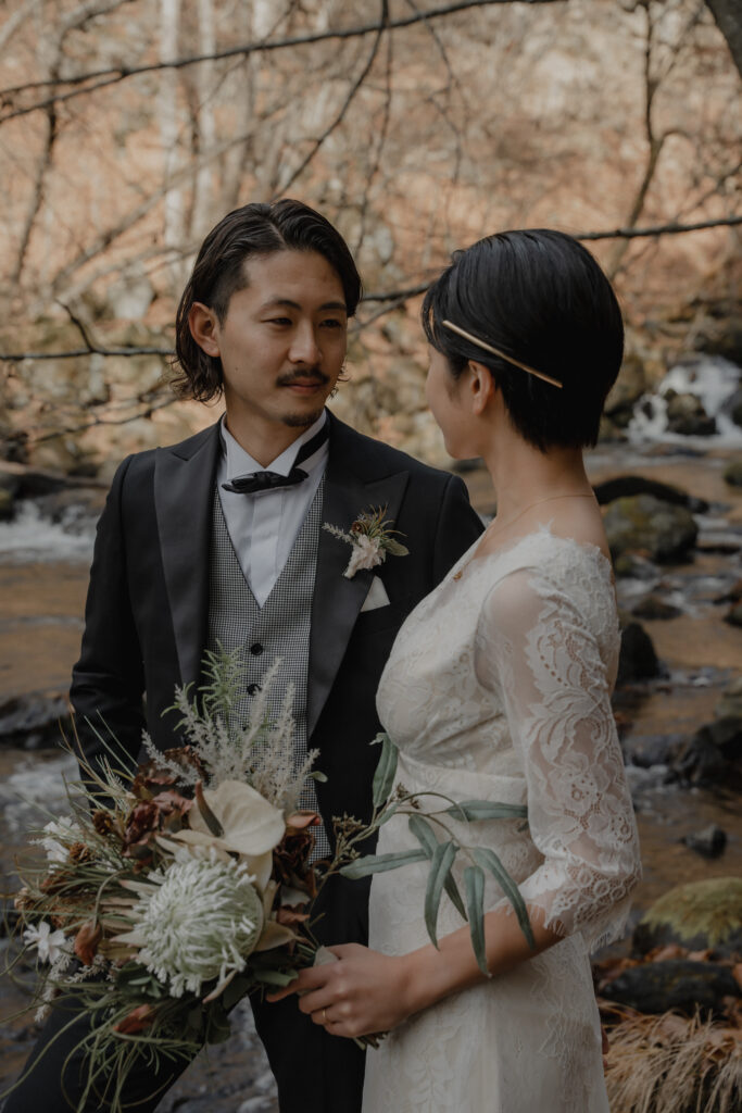 蓼科大滝の前撮り事例