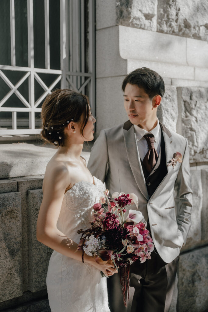 横浜（みなとみらい/山下公園/赤レンガ倉庫）の前撮り事例