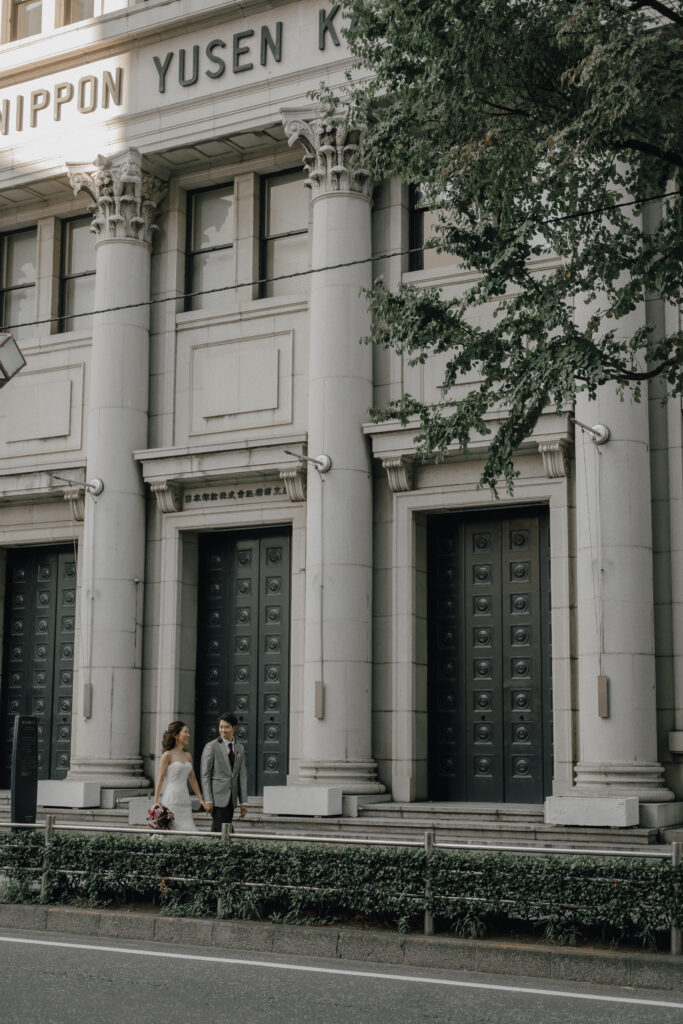 横浜（みなとみらい/山下公園/赤レンガ倉庫）の前撮り事例