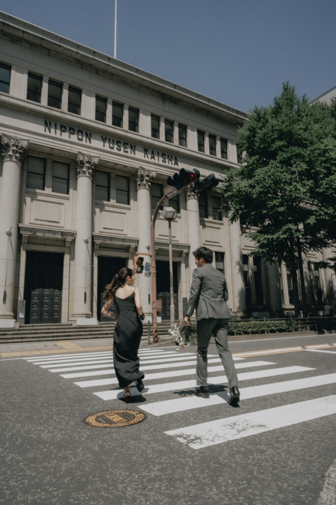 横浜（みなとみらい/山下公園/赤レンガ倉庫）の前撮り事例