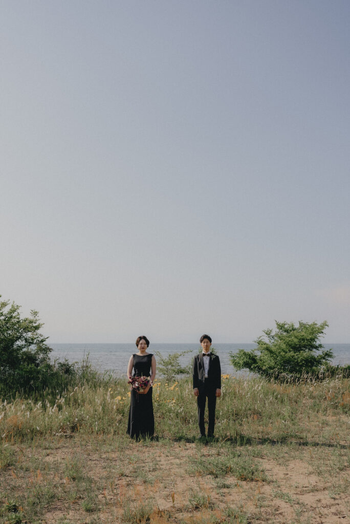 琵琶湖（湖岸緑地公園）の前撮り事例