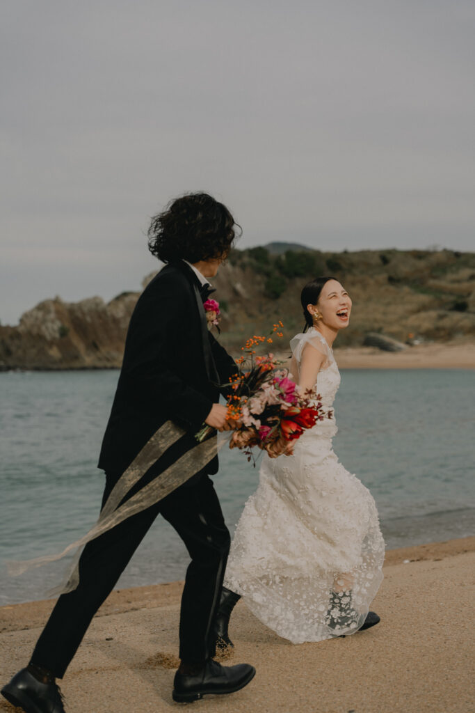 立岩の前撮り事例