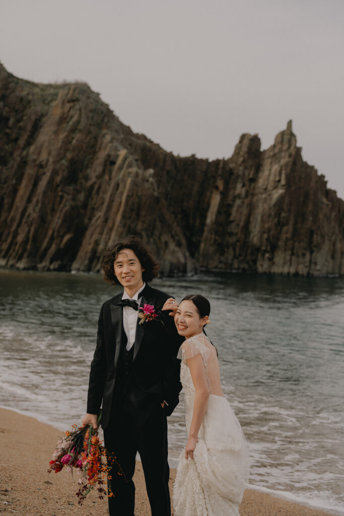 立岩の前撮り事例