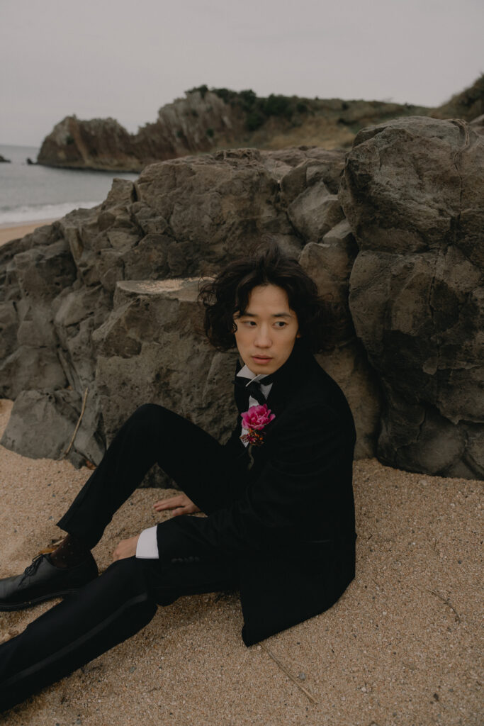 立岩の前撮り事例