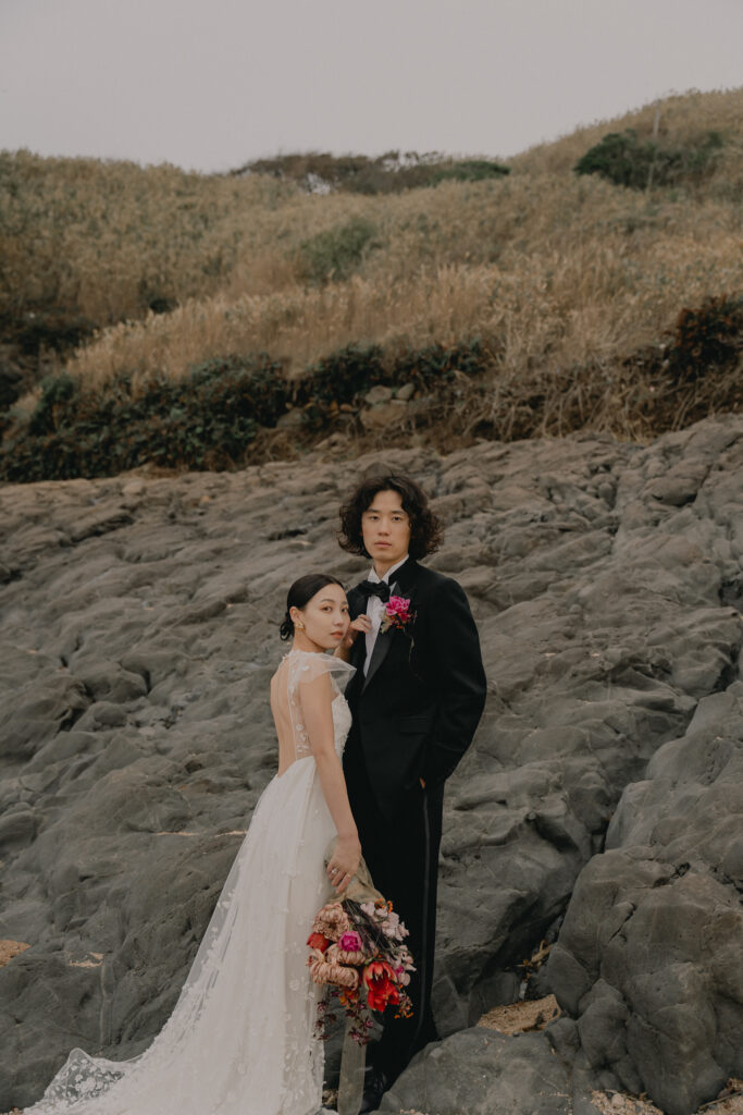 立岩の前撮り事例