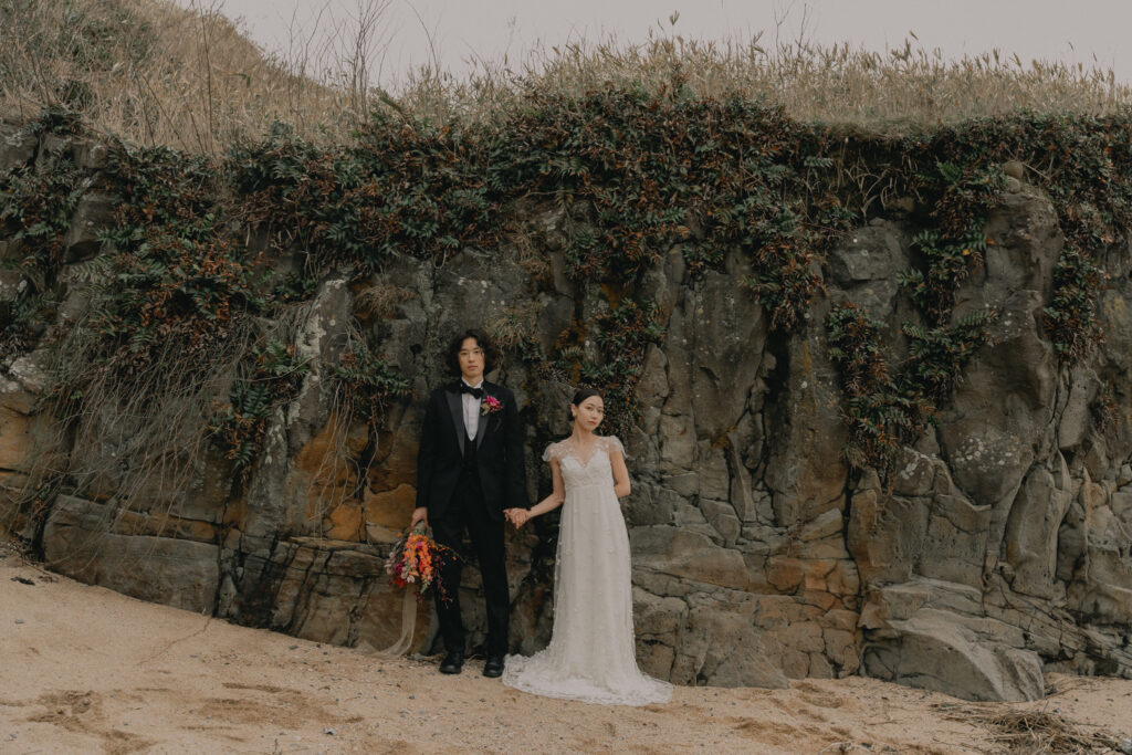 立岩の前撮り事例